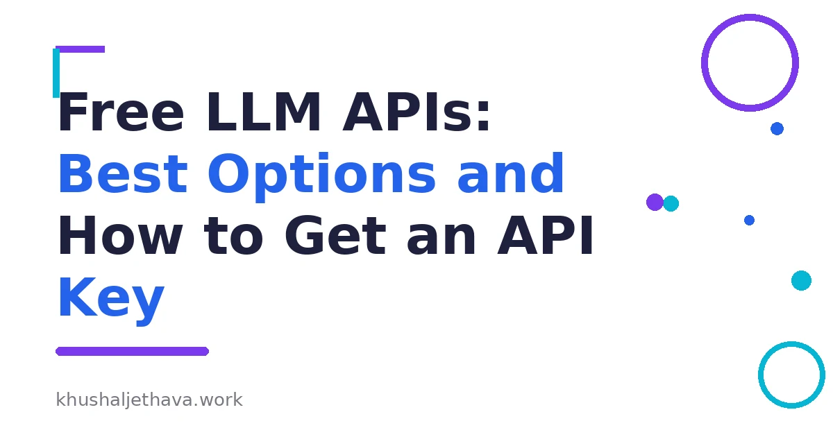 Several free LLM API providers connecting to a Python client
